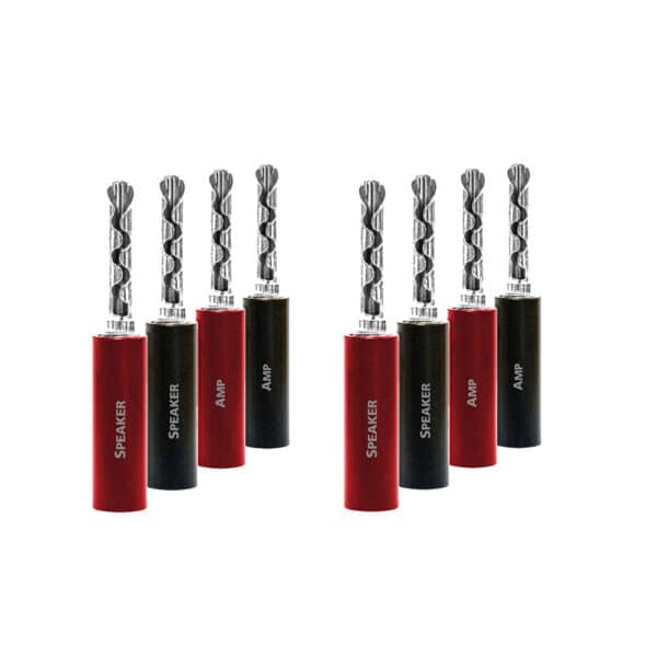Audioquest Supergrip 100 Gold / Silver Banana Set de 8 - Imagen 3