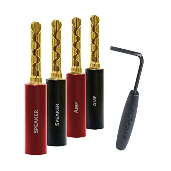 Audioquest Supergrip 100 Gold / Silver Banana Set de 8 - Imagen 1